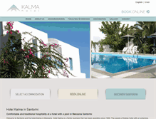 Tablet Screenshot of hotelkalma.gr