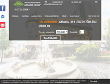 Tablet Screenshot of hotelkalma.hu